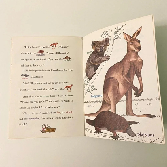 Vintage 1977 Wild Animals Golden Word Bird Book Paperback Golden Press - Picture 15 of 16